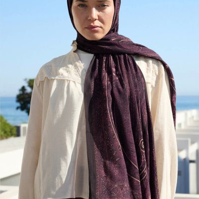 شال لوکس تابستانی Alice مشکی - Noa Mürdüm
