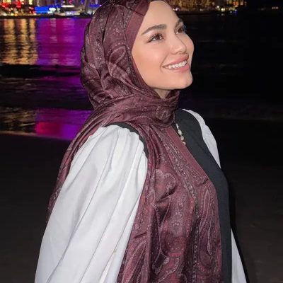 شال طرح ویکتوریایی تاریخی - گلد - شرابی