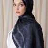 شال زنانه توری مشکی Madame Polo
