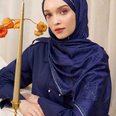 شال زنانه Madame Polo آبی