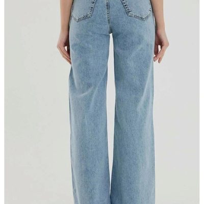 پیراهن جین دکمه‌دار آستین بلند زنانه Kene Jeans