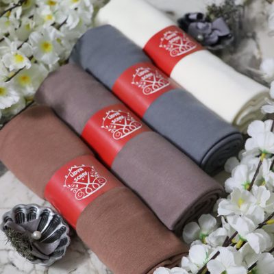 ست شال پنبه‌ای ۴ تایی با بافت نرم - Çikolata-Vizon-Füme-Krem