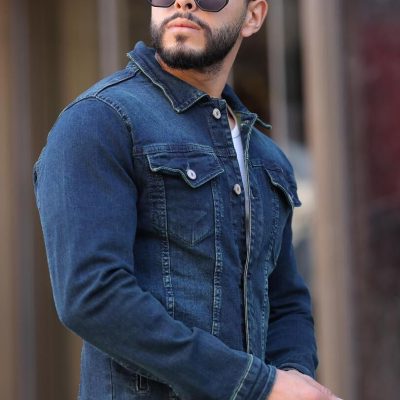کت جین زنانه سرمه‌ای Ottawe