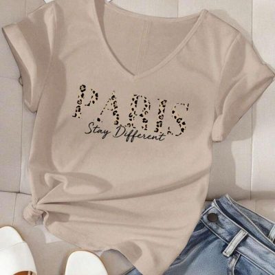 تیشرت زنانه بژ Favorist