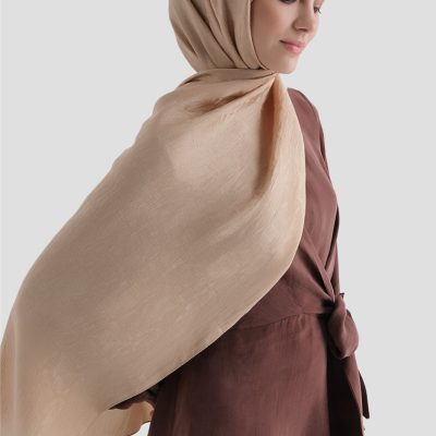 شال Lyocell Naia Kare مونوگرام 6 02 - بژ