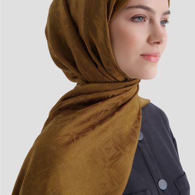 شال Lyocell Naia Kare مونوگرام 6 02 - خردلی