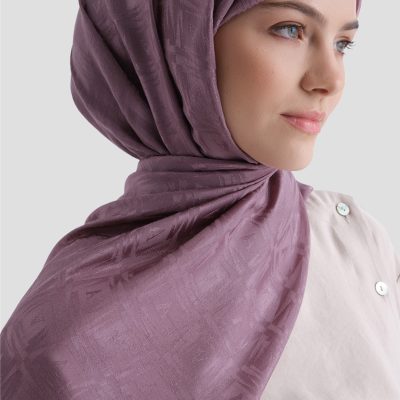 شال Lyocell Naia Kare مونوگرام 6 02 - بنفش