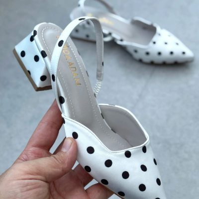 کفش زنانه N402 چرم اصل با زیره راحت و طبی تابستانی