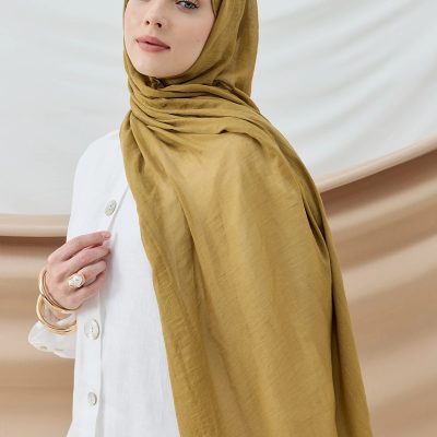 شال سری آیه - رنگ خاکستری - BRONZ