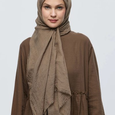 شال سری آیه - رنگ خاکستری - Toprak