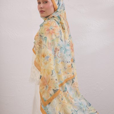 شال تریا Pure Flora با طرح رامی - GÜN IŞIĞI