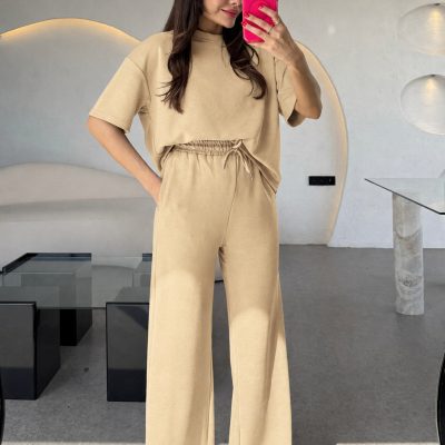 ست تاپ و شلوار زنانه مدل تابستانه ترند - Vizon