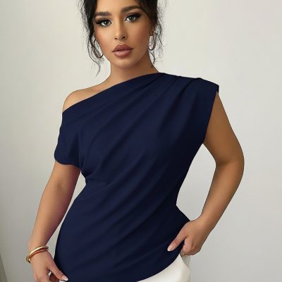 بلوز زنانه سورمه‌ای Deafox