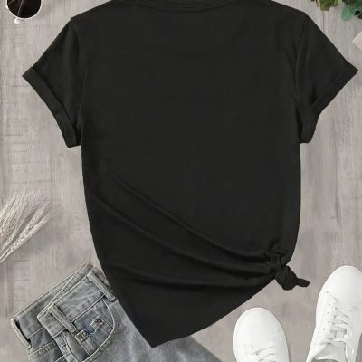 تیشرت زنانه Pull Bear مشکی