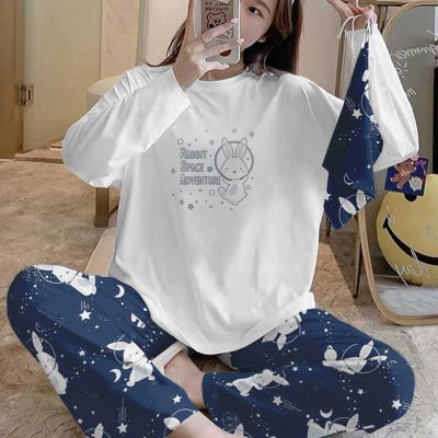 زنانه ست پیژامه 2986 Bahd Rabbit Süpersoft
