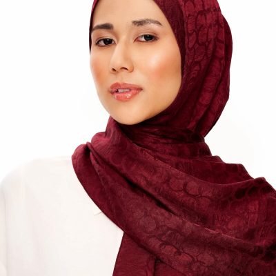 شال زنانه قهوه Moiscarf