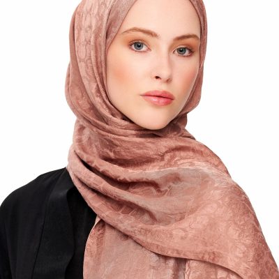 شال پرو لا پریمیوم ژاکارد مشکی - Bakır Tozu
