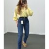 شلوار جین زنانه شرابی Narferita