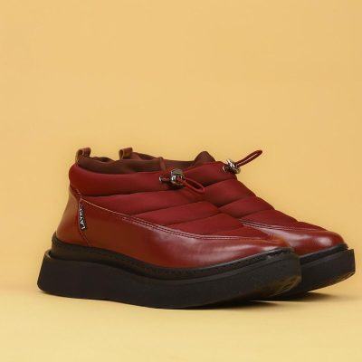 بوت Kahve زنانه پاشنه بلند قرمز Shoeberry