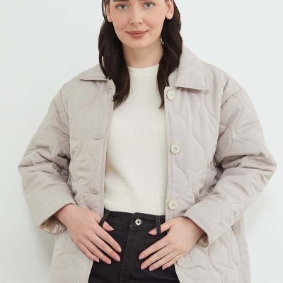 کاپشن زنانه اورسایز استخونی Fulla Moda