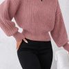 بافت زنانه صورتی ملایم S CLK