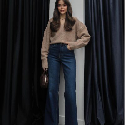 Mavi Tintli Wide Leg Jean
