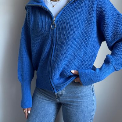 پلیور زنانه یقه گرد با بافت فانتزی و طرح ژاکارد LC Waikiki