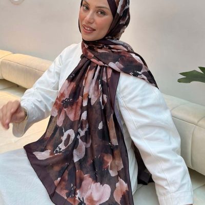 شال زنانه Lamelif سفید