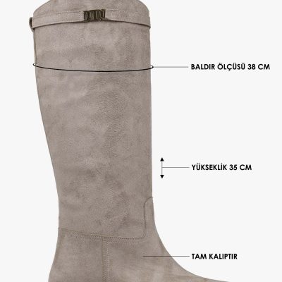 بوت Kahve زنانه پاشنه بلند قرمز Shoeberry