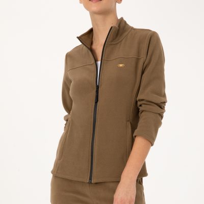 سویشرت زنانه خاکی U.S. Polo Assn.