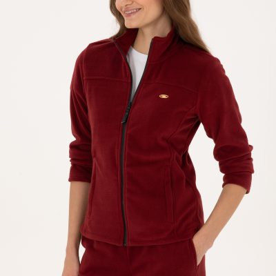 سویشرت زنانه شرابی U.S. Polo Assn.
