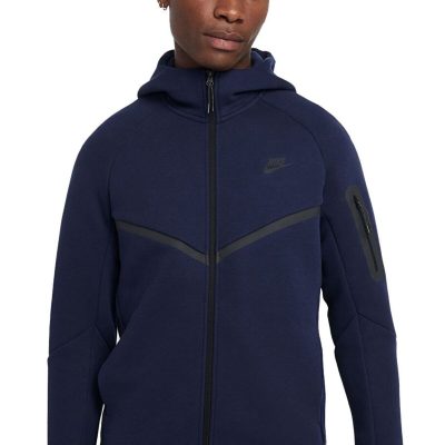سویشرت زنانه هودی Tech Fleece Windrunner - سورمه‌ای