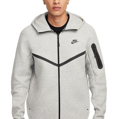 سویشرت زنانه هودی Tech Fleece Windrunner - Gri/Siyah