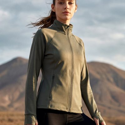 کت دویدن زنانه خاکی Tommy Life