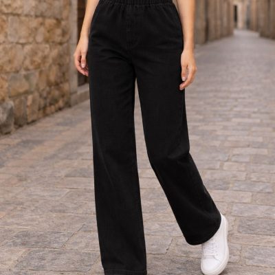 شلوار جین اسلیم مشکی مدل SLIM-01