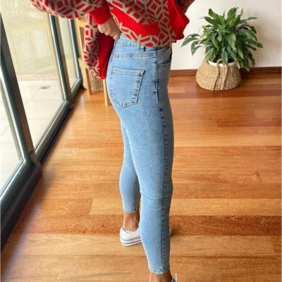شلوار جین مشکی سوپر اسکینی جمع‌کننده Solmayan - mavi kar2222
