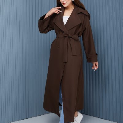 کرم ترنچ کوت - kahverengii