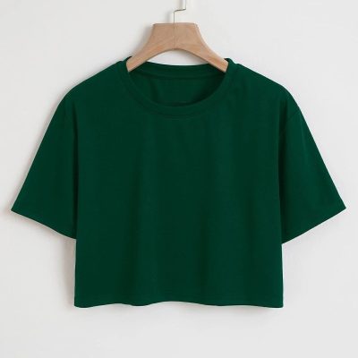 ست ۳ تایی تی شرت کراپ زنانه - DAXIS Sportwear Company - سبز