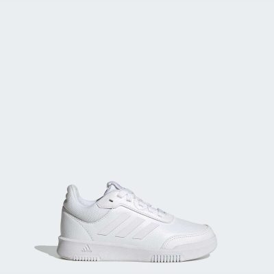 کفش اسپرت Tensaur Sport 2.0 سفید مشکی مدل GW6422 - Cloud White / Cloud White / Gr