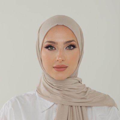 شال لوکس تاش (Taş) - پارچه پنبه‌ای نرم و لطیف برای حجاب روزانه