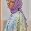شال زنانه صورتی Nilbutik