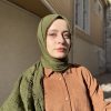 شال زنانه سبز Nilbutik