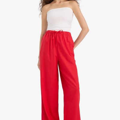 شلوار جین زنانه Mavi مدل Crop Flare Fit کمر بلند 3418364 Defacto