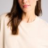 تیشرت اورشرت زنانه یقه گرد آستین کوتاه مدل 3437349 — بژ Defacto