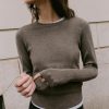 بافت زنانه تریکو زارا قهوه‌ای