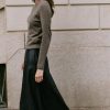 بافت زنانه تریکو زارا قهوه‌ای