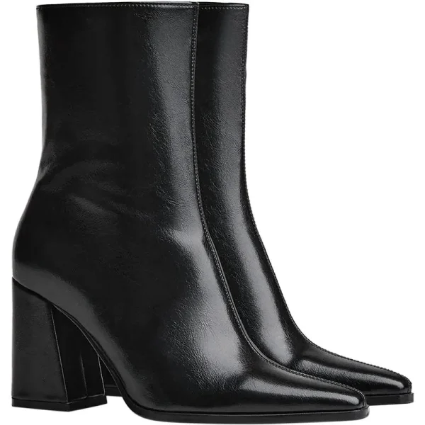 بوت مچ پا با پاشنه بلوکی bershka
