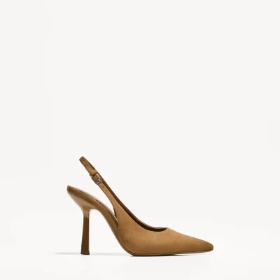 کفش پاشنه‌دار اسلینگ بک زنانه bershka