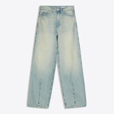 شلوار جین سوپر گشاد با کمر پایین bershka