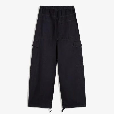 شلوار جین کargo پاراشوت bershka